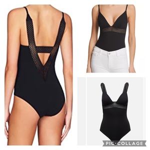 Heidi Klum Black Bodysuit Size M New with Tags